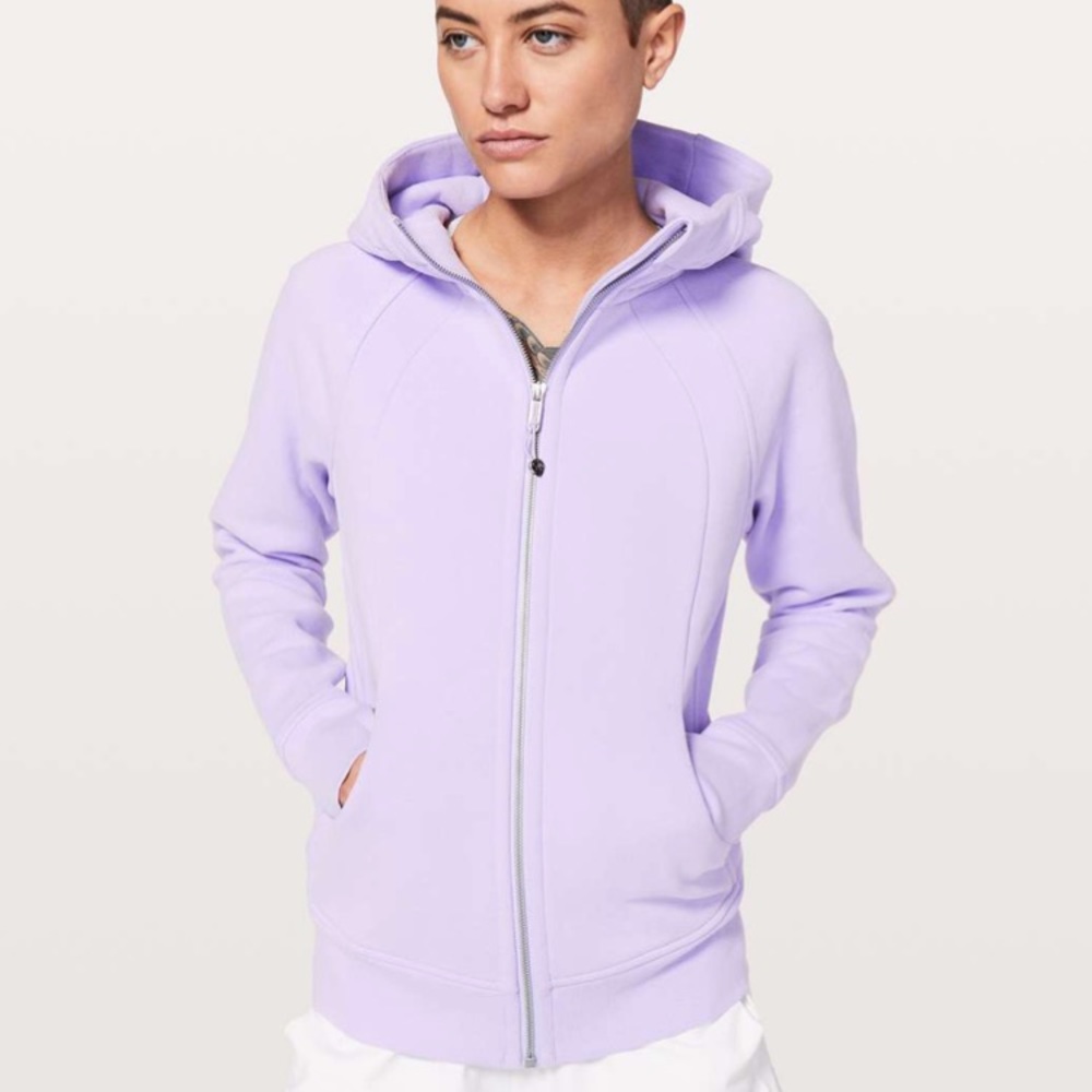 LULULEMON scuba hoodie IV sheer violet size 6